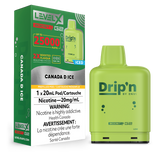 LEVEL X G2 CANADA D BOOST DRIP'N PODS - INTENSE FLAVOUR, 25,000 PUFFS